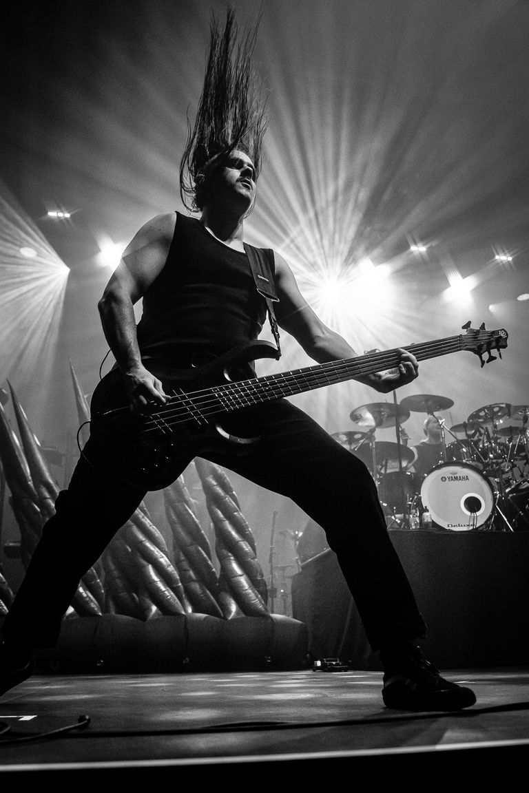 Bleed From Within performing live at AEC Theatre in Adelaide